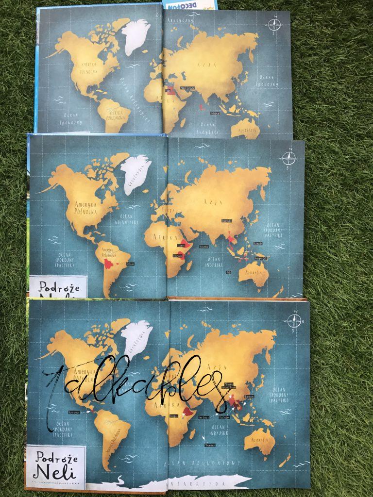 Nela mała reporterka - seria; mapy
