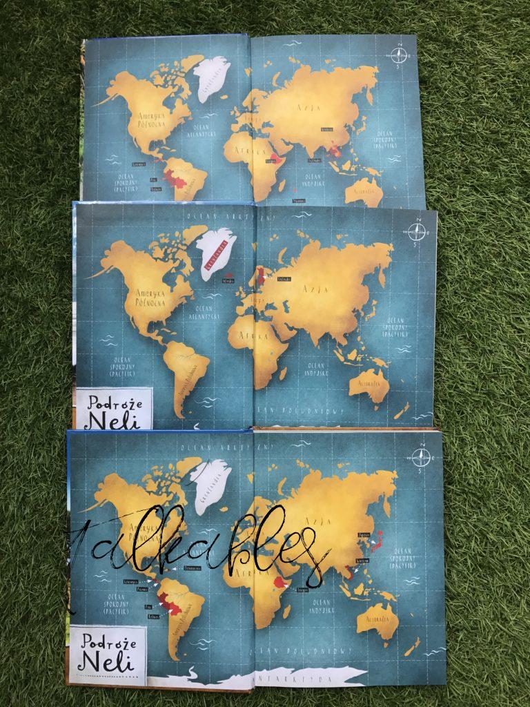 Nela mała reporterka - seria; mapy