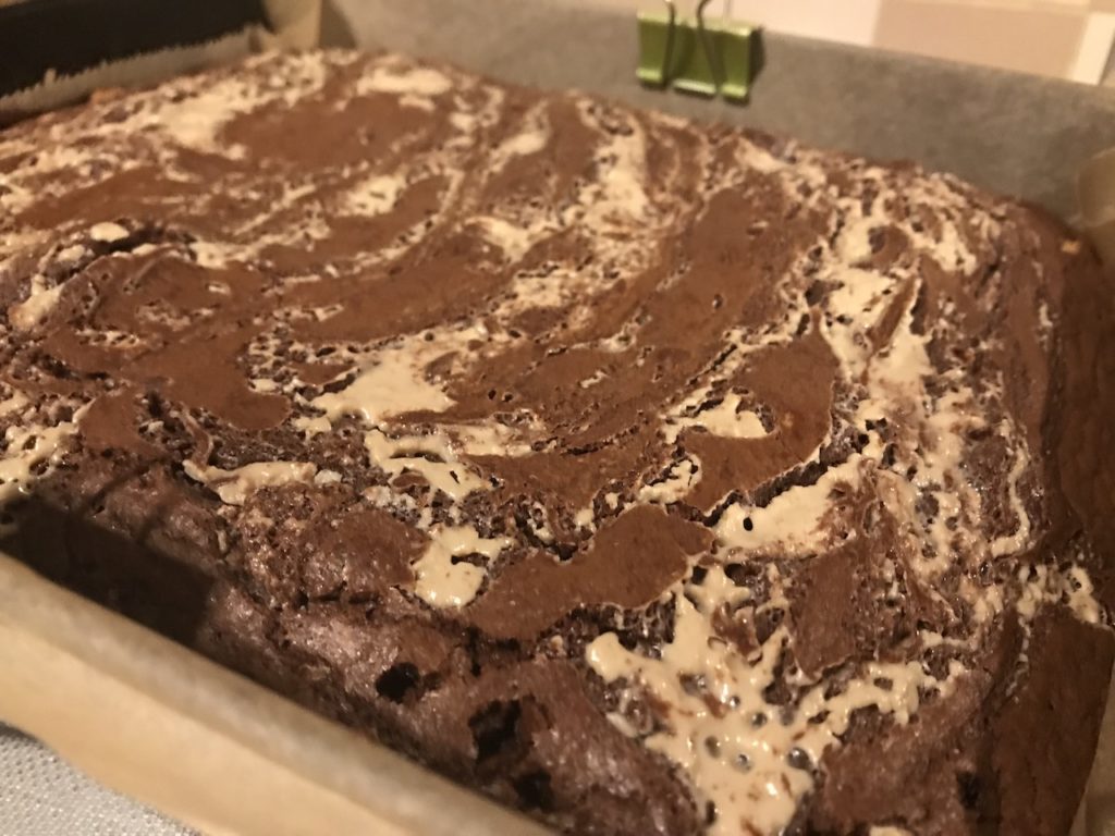 Brownie chałwowe