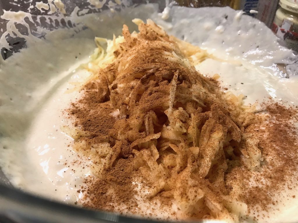 racuchy z jabłkami - 7