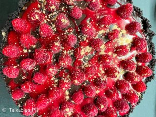 Czekoladowa tarta bez pieczenia - header